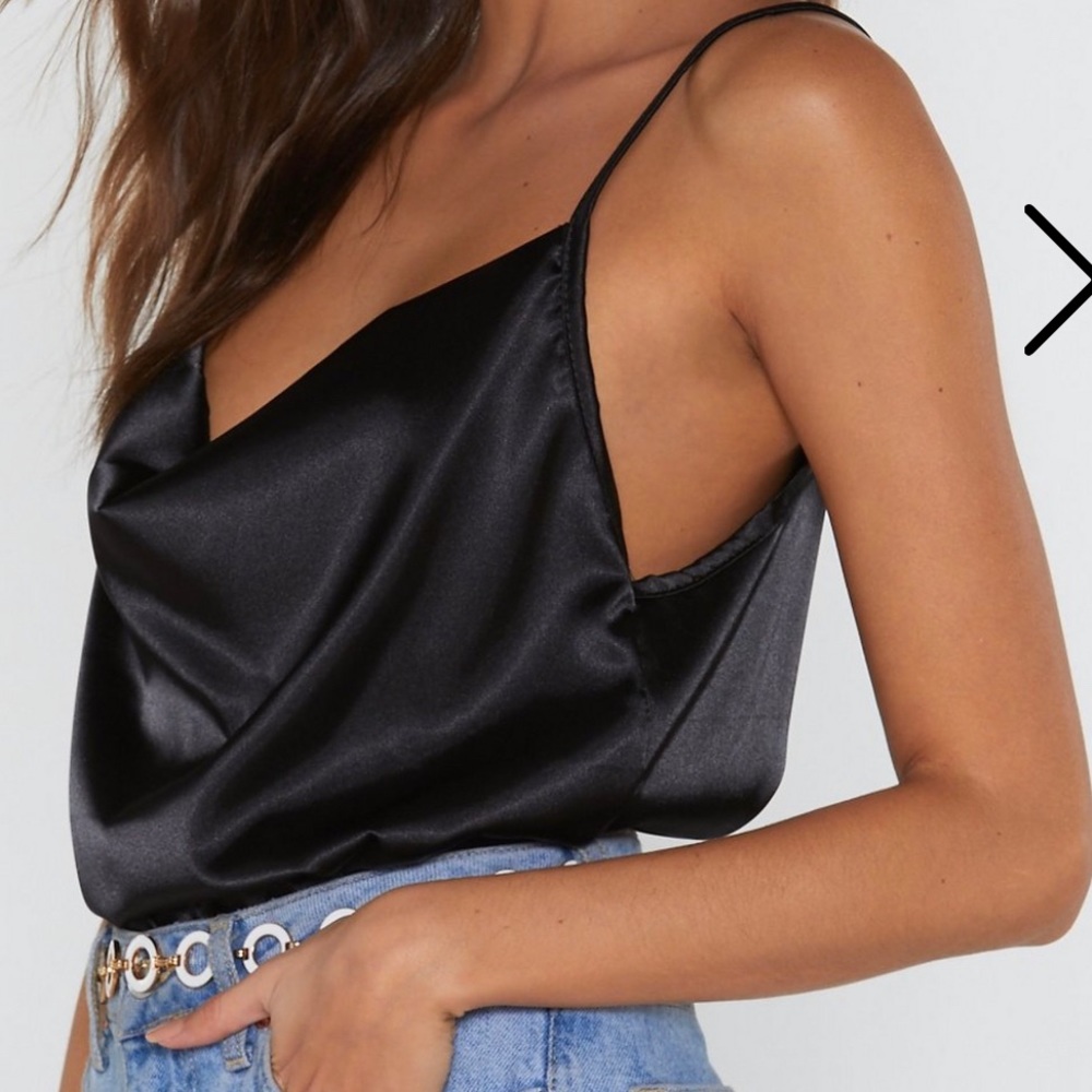 NWT NastyGal Satin Tank
